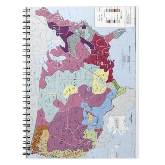 KARTE: AMERIKANISCHE UREINWOHNER NOTIZBLOCK (Vorderseite)