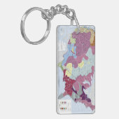 KARTE: AMERIKANISCHE UREINWOHNER SCHLÜSSELANHÄNGER (Vorderseite links)