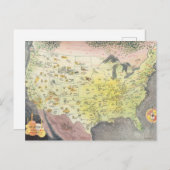 Karte Amerikas - Cartoon Sketches (Vorne/Hinten)