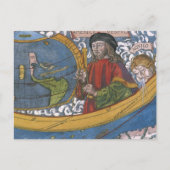 Karte Amerikas mit Explorer Amerigo Vespucci (Vorderseite)