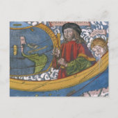 Karte Amerikas mit Explorer Amerigo Vespucci (Vorderseite)