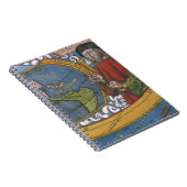 Karte Amerikas mit Explorer Amerigo Vespucci Notizblock (Rechte Seite)