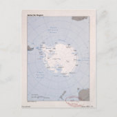 Karte antarktischen Region (1982) (Vorderseite)