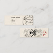 KARTE "ANTIQUE PIRATES", KARTE "SKULL" UND SCHWERT (Vorne/Hinten)