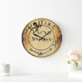 KARTE "ANTIQUE PIRATES", KARTE "SKULL" UND SCHWERT GROßE WANDUHR (Zuhause)