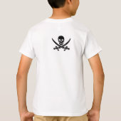 KARTE "ANTIQUE PIRATES", KARTE "SKULL" UND SCHWERT T-Shirt (Rückseite)