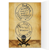 KARTE "ANTIQUE TALISMAN/PIRATES" (Innen (Links))