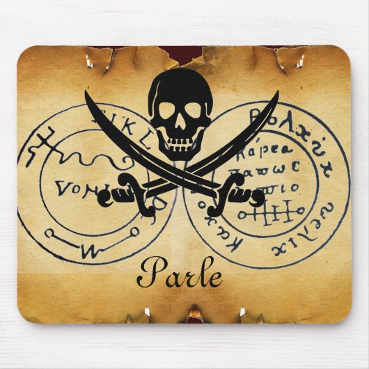 KARTE "ANTIQUE TALISMAN/PIRATES" MOUSEPAD (Vorne)