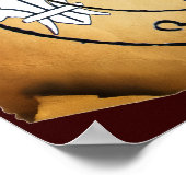 KARTE "ANTIQUE TALISMAN/PIRATES" POSTER (Ecke)