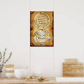 KARTE "ANTIQUE TALISMAN/PIRATES" POSTER (Küche)