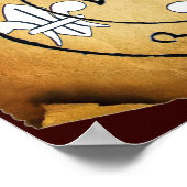 KARTE "ANTIQUE TALISMAN/PIRATES" POSTER (Ecke)