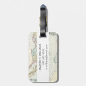 Karte Apostel-Pauls Missionsder reisen Gepäckanhänger (Rückseite vertikal)