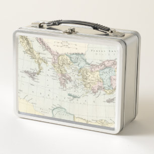 Karte Apostel-Pauls Missionsder reisen Metall Brotdose