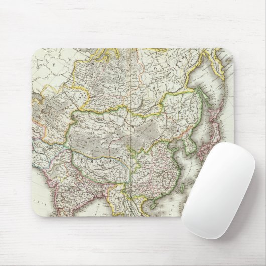 Karte Asien Mousepad (Mit Mouse)