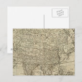 Karte Asiens (Vorne/Hinten)