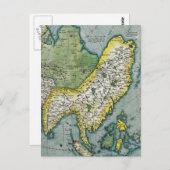 Karte Asiens aus dem frühen 16. Jahrhundert (Vorne/Hinten)