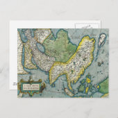 Karte Asiens aus dem frühen 16. Jahrhundert (Vorne/Hinten)