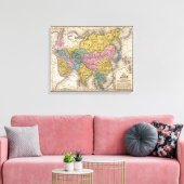 Karte Asiens Leinwanddruck (Insitu (Wohnzimmer))
