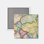 Karte Asiens Magnet (Vorderseite/Rückseite)