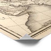 Karte Asiens Poster (Ecke)