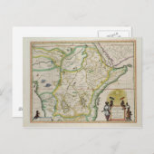 Karte Äthiopiens mit fünf afrikanischen Staaten (Vorne/Hinten)