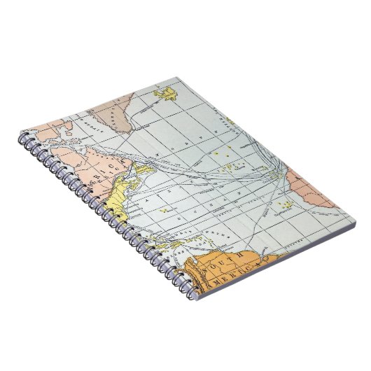 KARTE: ATLANTISCHE REISEN NOTIZBLOCK (Rechte Seite)