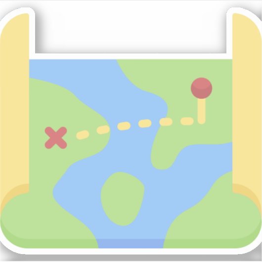 Karte Aufkleber (Vorderseite)