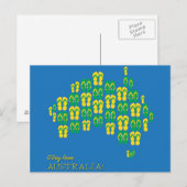 Karte aus Aussie thongs (Vorne/Hinten)