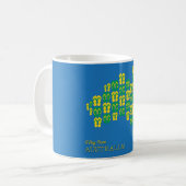 Karte aus Aussie thongs Kaffeetasse (Vorderseite Links)