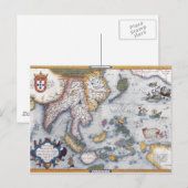 Karte aus dem 16. Jahrhundert mit Südostasien und  (Vorne/Hinten)