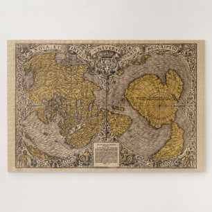 Karte aus dem 16. Jahrhundert, Vintage, Antik Puzzle