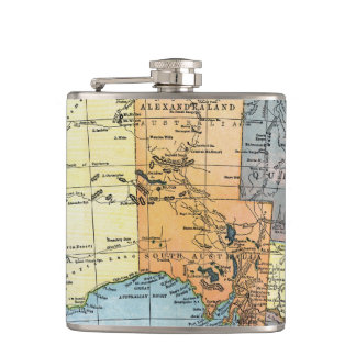 KARTE: AUSTRALIEN, c1890 Flachmann