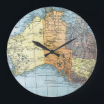 KARTE: AUSTRALIEN, c1890 Große Wanduhr<br><div class="desc">Karte von Australien,  c1890,  veröffentlicht in den Vereinigten Staaten.</div>