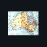 KARTE: AUSTRALIEN, c1890 Leinwanddruck<br><div class="desc">Karte von Australien,  c1890,  veröffentlicht in den Vereinigten Staaten.</div>