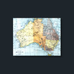 KARTE: AUSTRALIEN, c1890 Leinwanddruck<br><div class="desc">Karte von Australien,  c1890,  veröffentlicht in den Vereinigten Staaten.</div>