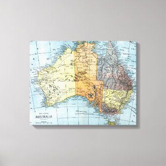 KARTE: AUSTRALIEN, c1890 Leinwanddruck