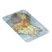 KARTE: AUSTRALIEN, c1890 Magnet (Rechte Seite)