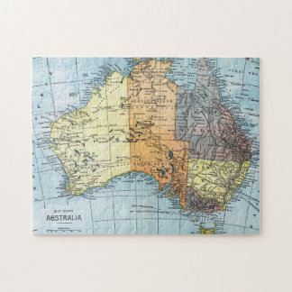 KARTE: AUSTRALIEN, c1890 Puzzle