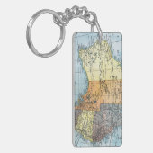 KARTE: AUSTRALIEN, c1890 Schlüsselanhänger (Vorderseite links)