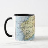 KARTE: AUSTRALIEN, c1890 Tasse (Links)