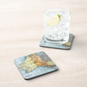 KARTE: AUSTRALIEN, c1890 Untersetzer (Rechte Seite)