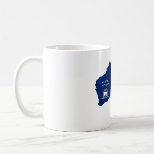 Karte Australiens Kaffeetasse (Links)