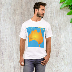 Karte Australiens T-Shirt