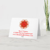 Karte "Balancing the Root Chakra" (Rückseite)