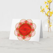 Karte "Balancing the Root Chakra" (Gelbe Blume)