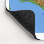 Karte Balis Holliday Mousepad (Ecke)