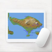 Karte Balis Holliday Mousepad (Mit Mouse)