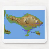 Karte Balis Holliday Mousepad (Vorne)