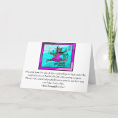 Karte Ballerina-Rachel Phillips (Rückseite)