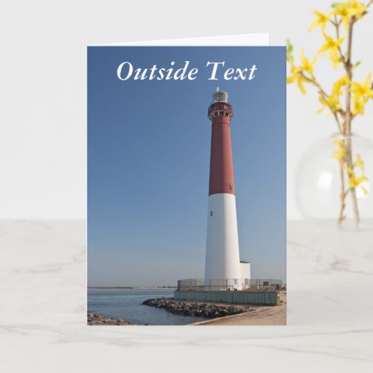 Karte Barnegat Leuchtturm-III (Gelbe Blume)